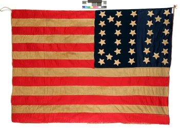 Flag: 34 stars American, 1861-63